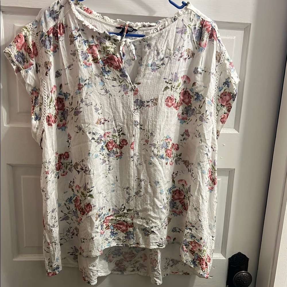 Floral Print Women's Top